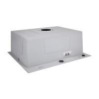 Мийка для кухні інтегрована Handmade H6050H Decor Honeycomb 2,5/0,5 мм LDH6050DEC48370 Lidz LIDZ фото 4