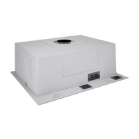 Мийка для кухні інтегрована Handmade H6050HB Decor Black PVD Honeycomb 2,5/0,5 мм LDH6050BDECPVD48371 Lidz LIDZ фото 4