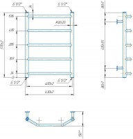 INOX Трапеція  570х430/400 MARIO