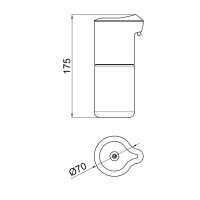 Дозатор для рідкого мила пінній Pohodli автоматичний 4,5V QT144WH42925 White Qtap QTAP фото 4