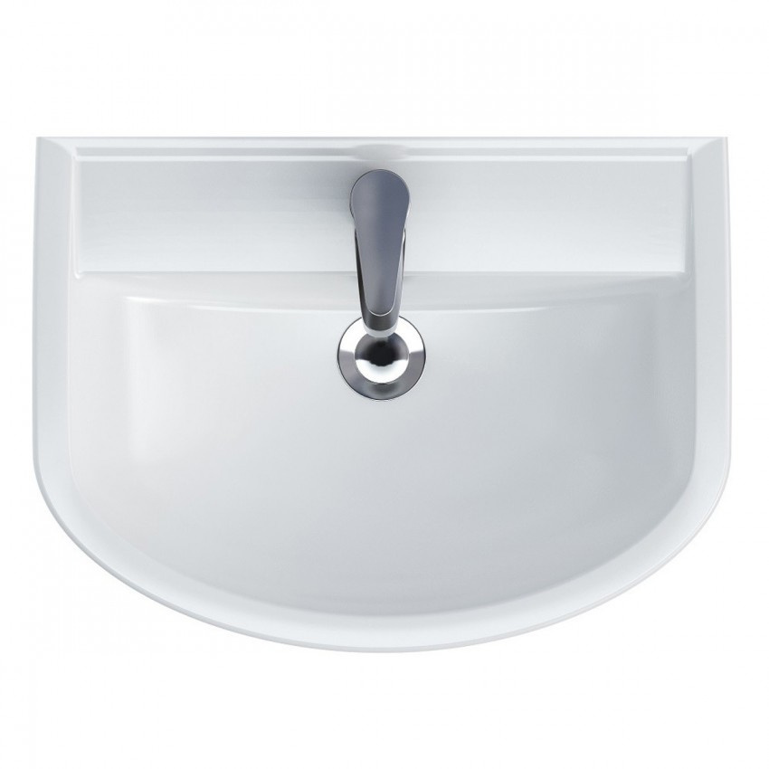 K667-105 Умивальник меблевий ARTECO 55 ONE HOLE з отвором для змішувача (картон) ( CCWS1009750001 ) (1 сорт) MITO фото 1
