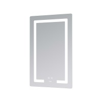 Дзеркало настінне Kubis (KU2) 500х800 мм, прямокутне, з LED-підсвічуванням Touch, антизапотіванням, диммером, рег. яскравості Lidz LIDZ фото 4