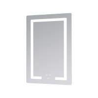 Дзеркало настінне Kubis (KU2) 600х800 мм, прямокутне, з LED-підсвічуванням Touch, антизапотіванням, димером, рег. яскравості Lidz LIDZ фото 4