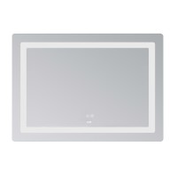 Дзеркало настінне Kubis (KU2) 1000х800 мм, прямокутне, з LED-підсвічуванням Touch, антизапотіванням, димером, рег. яскравості Lidz LIDZ фото 2