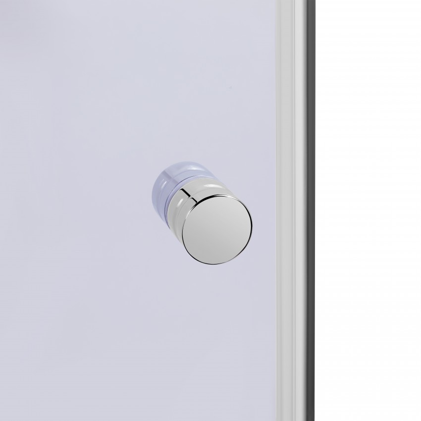 Набір: Душова кабіна Latwa SC90x90.SAT.MID.GR напівкругла, скло тоноване 4 мм + Душовий піддон Kapielka ST90x90x26, з панеллю Lidz LIDZ фото 4