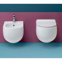 319101 FLO Кришка д/унітазу soft close, white (1 сорт) KERASAN фото 1