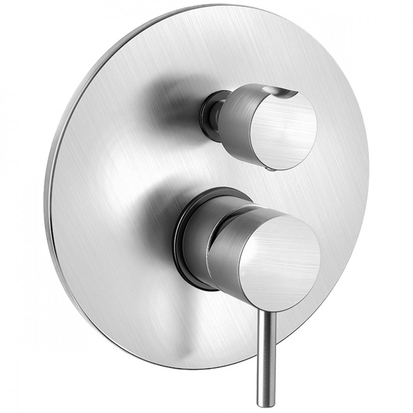 LIG019ST  Light exclusive Змішувач для душу, steel looking (1 сорт) Paffoni фото 1