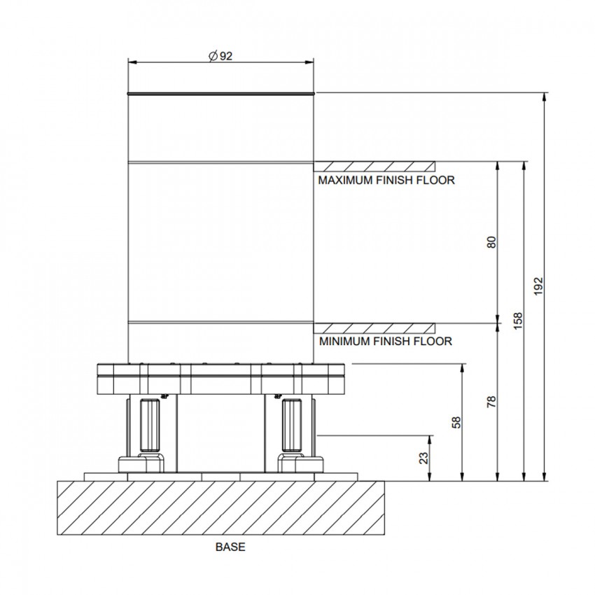 46189-031 ANELLO Внутрішня частина змішувача, хром (1 сорт) GESSI фото 1