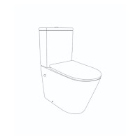 Унітаз підлоговий Swan Ultra Quiet 640x360x835 мм, White, з сидіннмя Slim Duroplast/ Soft-close/ Quick Release QT16222182TW Qtap QTAP фото 1