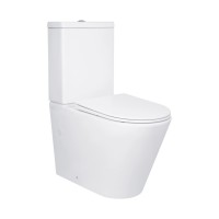 Унітаз підлоговий Swan Eco Ultra Quiet 640x360x835 мм, White, з сидіннмя Slim Duroplast/ Soft-close/ Quick Release QTSWA27W48748 Qtap