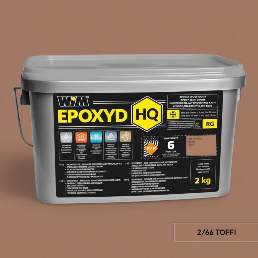 Зат WIMEPOXYD HQ 2/66 2кг тоффі (1 сорт) WIM фото 1