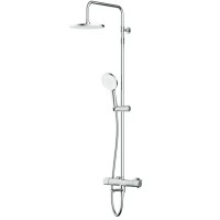 F0785A500 X-Joy Душ.система: зм-ач д/ванни/душу з ТМС, душ.штанга,верхній душ 220мм, ручн душ,хром (1 сорт) AM.PM фото 1