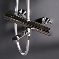 F0785A500 X-Joy Душ.система: зм-ач д/ванни/душу з ТМС, душ.штанга,верхній душ 220мм, ручн душ,хром (1 сорт) AM.PM фото 2