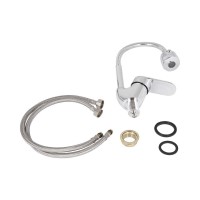 Змішувач для кухні Tani 008F4, Chrome (k40) з гнучким виливом LDTAN008F4CRM44972 Lidz LIDZ фото 4