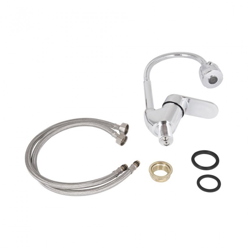 Змішувач для кухні Tani 008F4, Chrome (k40) з гнучким виливом LDTAN008F4CRM44972 Lidz LIDZ фото 4