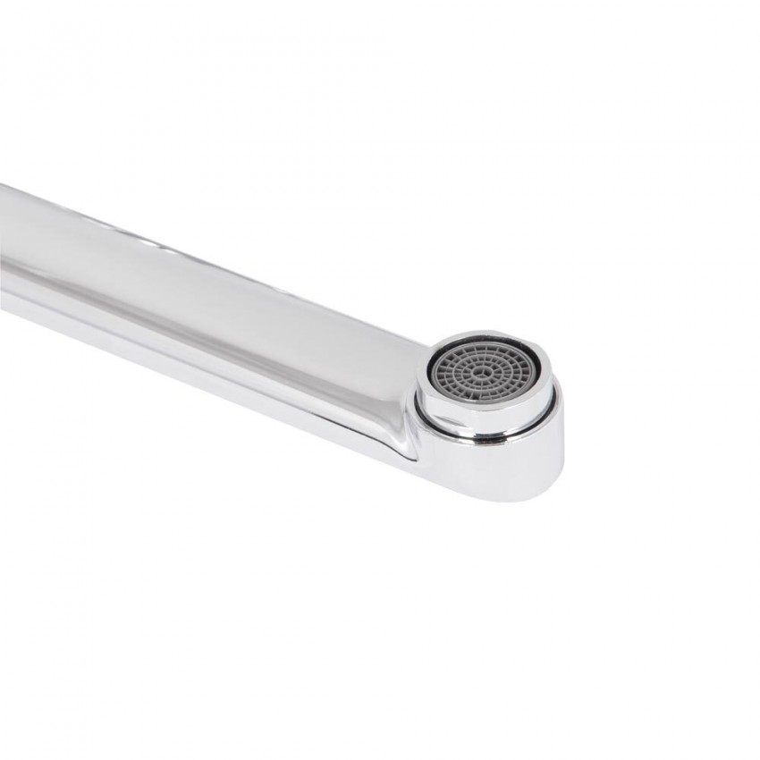 Змішувач для ванни Tani 0052, Chrome (k40) з довгим поворотним виливом та душовим гарнітуром LDTAN0052CRM44960 Lidz LIDZ фото 4