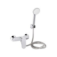 Змішувач для душу Tani 010, Chrome (k40) із душовим гарнітуром LDTAN010CRM44965  Lidz LIDZ