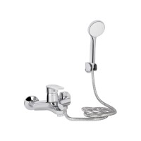 Змішувач для ванни Tani 006, Chrome (k40) з душовим гарнітуром LDTAN006CRM44964 Lidz LIDZ