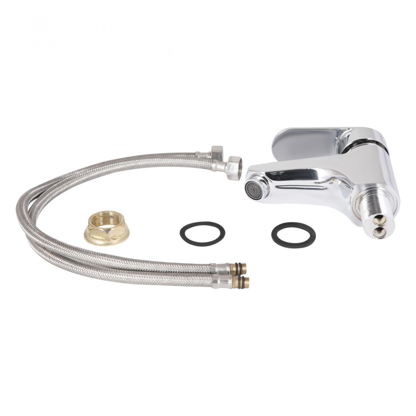 Змішувач для раковини низький Tani 001F1, Chrome (k40) LDTAN001F1CRM44957 Lidz LIDZ фото 3