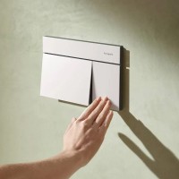 66003700 HG Змивна клавіша  iFrame Element E, matt white (1 сорт) HANSGROHE фото 3