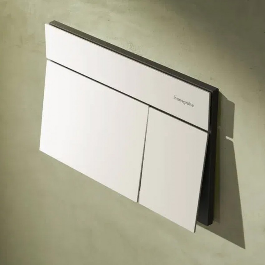 66003700 HG Змивна клавіша  iFrame Element E, matt white (1 сорт) HANSGROHE