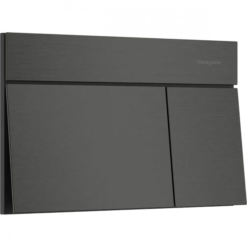 66003340 HG Змивна клавіша  iFrame Element E, brushed black chrome (1 сорт) HANSGROHE фото 1
