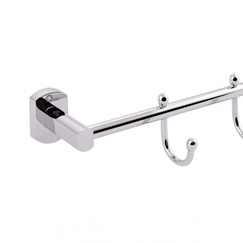 Тримач для рушника Liberty, 3 гачки, 365 мм, Chrome QTLIBCRM11543 Qtap QTAP фото 2