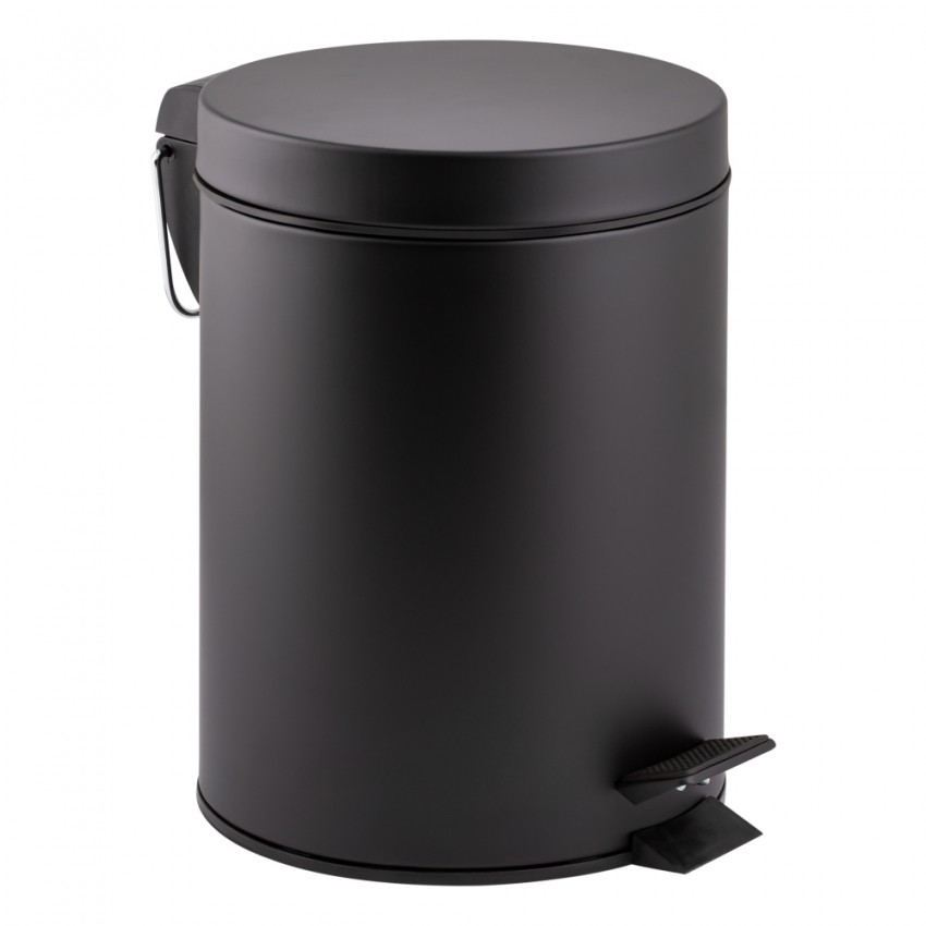 Відро для сміття Liberty, 5 л, Black QTLIBBLM1149 Qtap QTAP