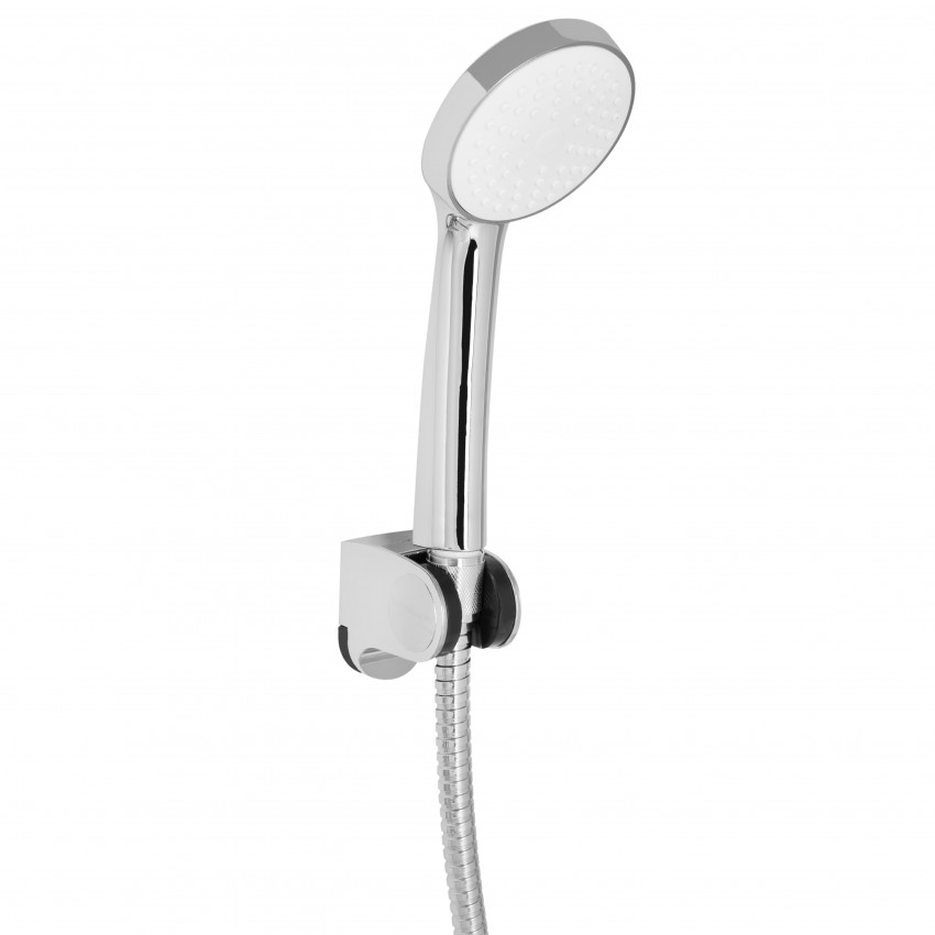 Змішувач для ванни Tani 005, Chrome (k40) з довгим поворотним виливом та душовим гарнітуром LDTAN005CRM44962 Lidz LIDZ фото 3