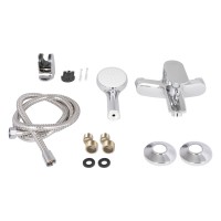 Змішувач для ванни Tani 0061, Chrome (k40) з душовим гарнітуром LDTAN0061CRM44963 Lidz LIDZ фото 4