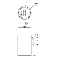 0971354 STONE DMD M Kонтейнер з кришкою, білий матовий/хром (1 сорт) DECOR WALTHER фото 1