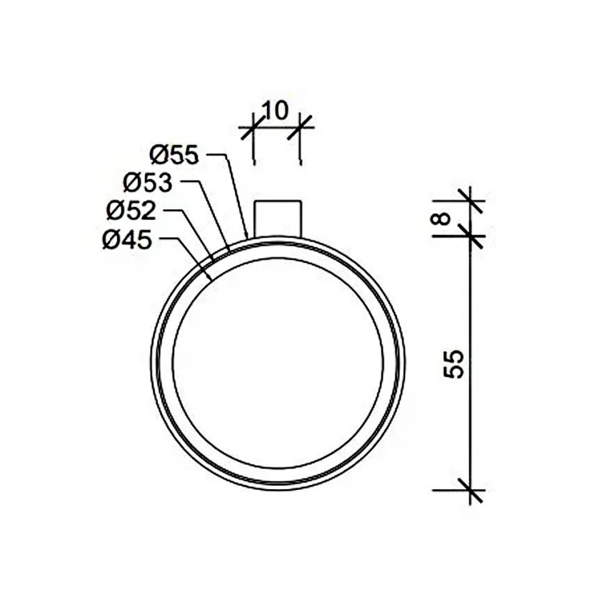 0522616 MK WMG Склянка підвісна, рожеве золото (1 сорт) DECOR WALTHER фото 2