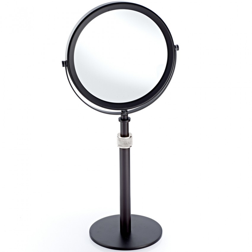 0101060 SP 13/V Косметичне дзеркало зі збільшенням 5x magnification, Black matt  Chrome (1 сорт) DECOR WALTHER