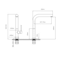 Змішувач для кухні Zdenek, Brushed Nickel PVD (k35) QTZDN9032103FC Qtap QTAP фото 1
