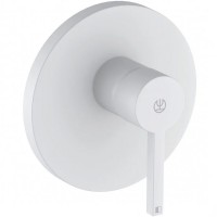 206555315 KLUDI NOVA FONTE Puristic Зовнішня частина змішувача для душу, білий мат (1 сорт)