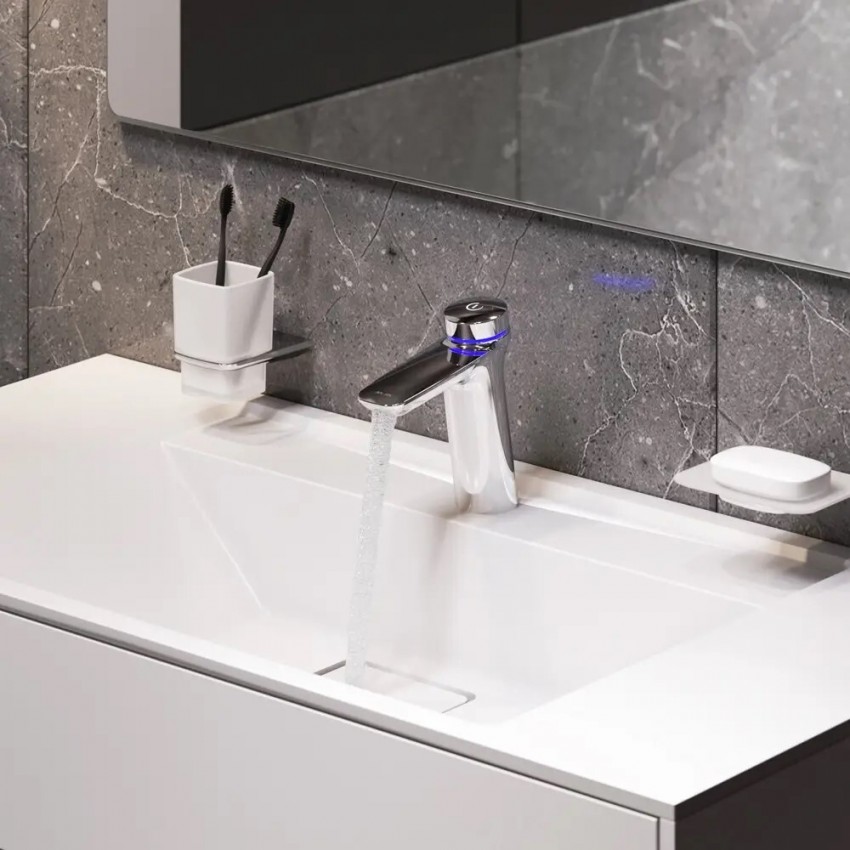 F50A02400 Inspire V2.0, змішувач для умивальника, електронний, хром, шт. (1 сорт) AM.PM фото 2