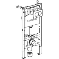 458.133.21.3 DuofixBasic Комплект (3в1) інсталяції д/унітазу з кріпленням та клавішою Delta01 хром глянець (1 сорт) Geberit промо фото 1