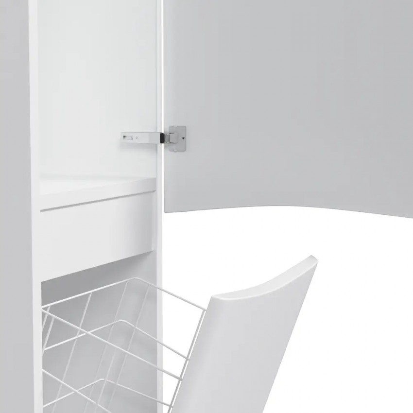 M80CSR0361WG38 LIKE Шафа-колонна на підлогу, права 36 см, білий глянець (1 сорт) AM.PM фото 2