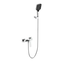 Змішувач для душу Capricorn, Chrome (k35) з душовим гарнітуром QTCAP4060102C48221 Qtap QTAP