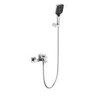 Змішувач для ванни Capricorn, Chrome (k35) з душовим гарнітуром QTCAP3060102C48222 Qtap QTAP