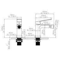 Змішувач для биде Capricorn, Chrome (k26) QTCAP2060102C48223 Qtap QTAP фото 1