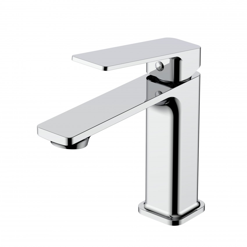 Змішувач для раковини низький Capricorn, Chrome (k26) QTCAP1060102C48219 Qtap QTAP