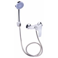 Змішувач для душу Anny 010, Chrome (k40) із душовим гарнітуром LDANN010CRM35124 Lidz LIDZ