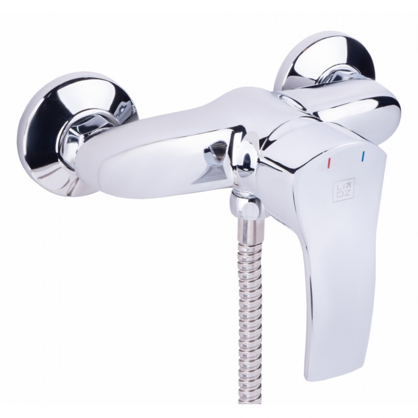 Змішувач для душу Anny 010, Chrome (k40) із душовим гарнітуром LDANN010CRM35124 Lidz LIDZ фото 2