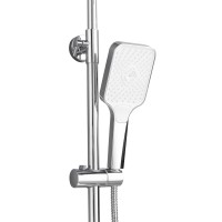 Душова система латунна, універсальна Orion 1030, Chrome (k35) на три споживача (з виливом) LDORI1030CRM48092 Lidz LIDZ фото 4