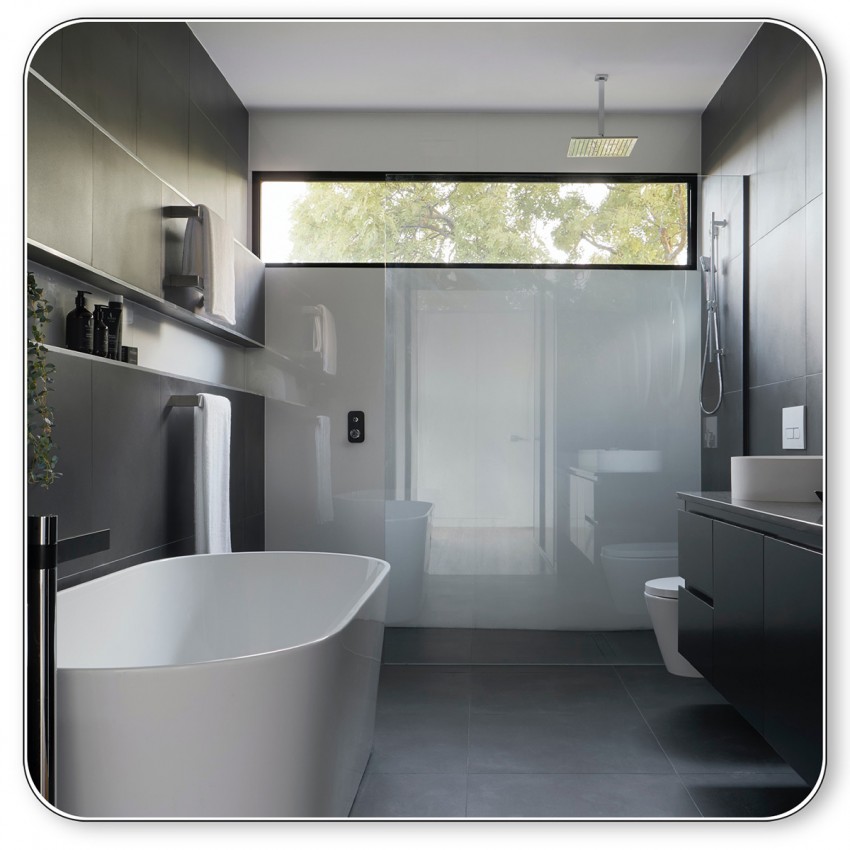 4700700 Basic Дзеркало 700х700 закруглене (1 сорт) DEVIT фото 1