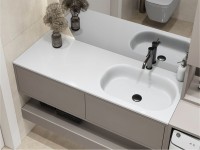 Умивальник LAKE 1250 R Miraggio MIRAGGIO