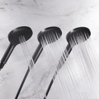 F0780222 Like Душова система  з верхнім душем 250мм, чорний мат (1 сорт) AM.PM фото 2