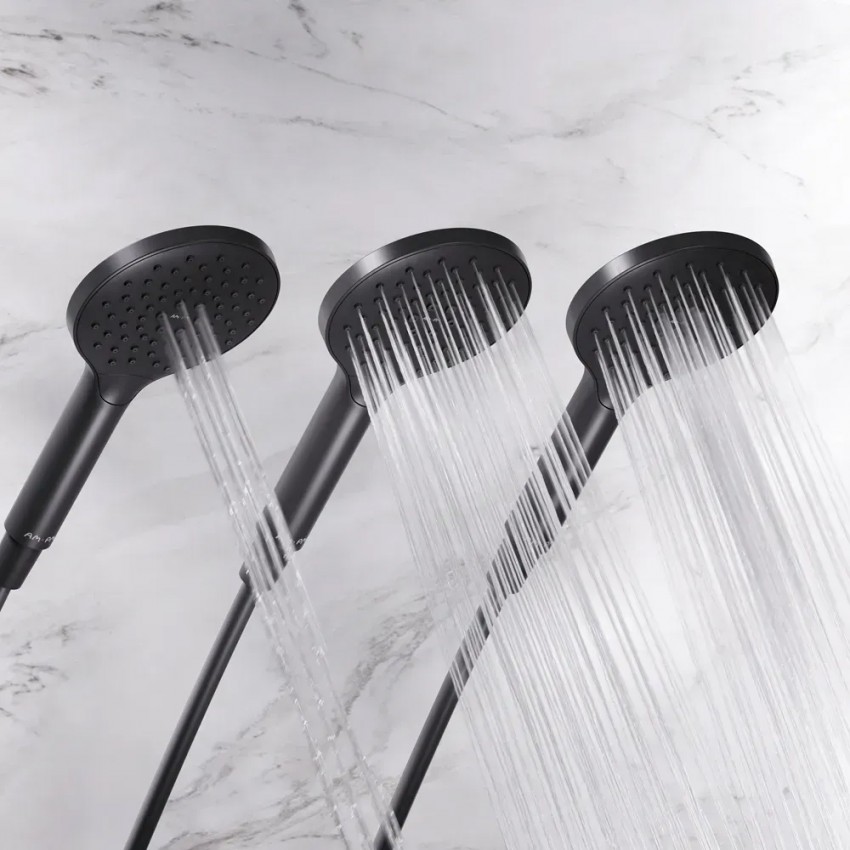 F0780222 Like Душова система  з верхнім душем 250мм, чорний мат (1 сорт) AM.PM фото 2