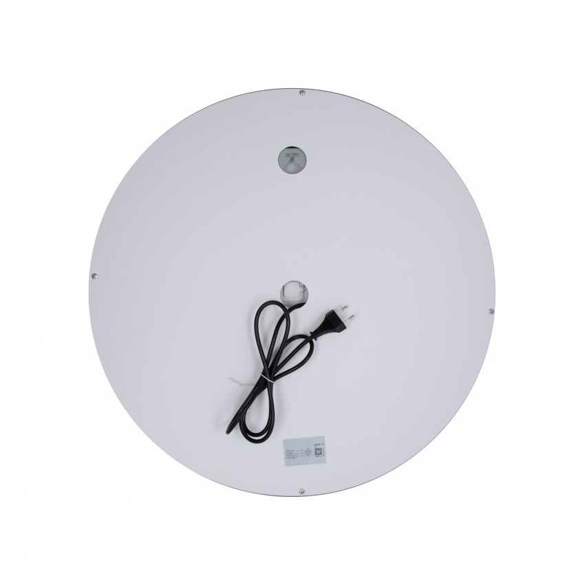 Дзеркало настінне Mideya (MI6) R700 мм, кругле, з LED-підсвіткою Touch, антизапотіванням, димером, рег. яскравості Qtap QTAP фото 4